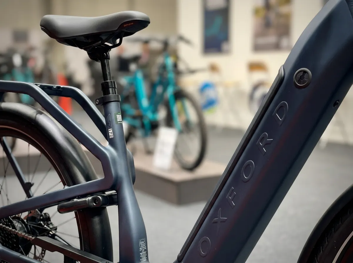 Oxford e-bike frame with Velopass Frame-ID, integrated at production